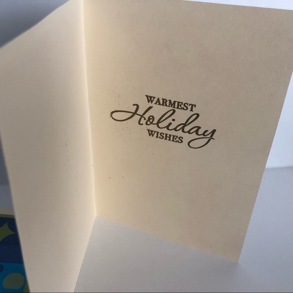 3/$30 New Set of 4 Handmade Origami 3 Dimensional Christmas Holiday Cards - Picture 4 of 4